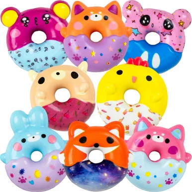Bulk Girls Squishy Donuts (100pc)
