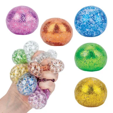 Bulk (NO Capsule) Bead Glitter Balls (50pc)