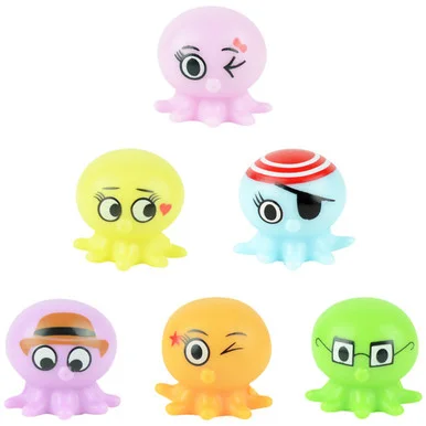 Bulk (NO Capsule) Octo Squishies Pencil Toppers (100pc)