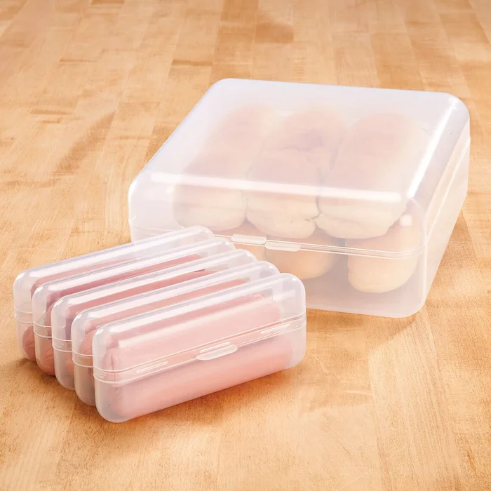 Bun and Hot Dog Keeper Set