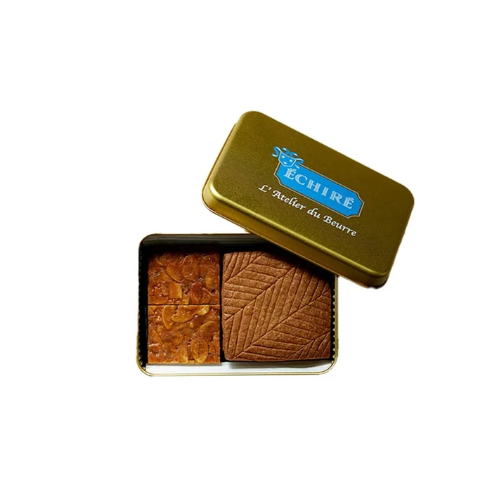 Butter Cookie Azabudai Limited Edition Cannelle et Florentin feuilleté Gold Box 2 Flavors