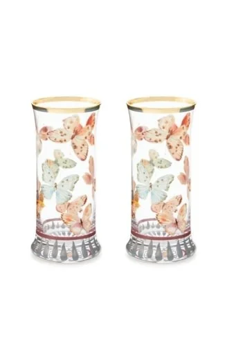 Butterfly Hill Highball Glass, Set of 2