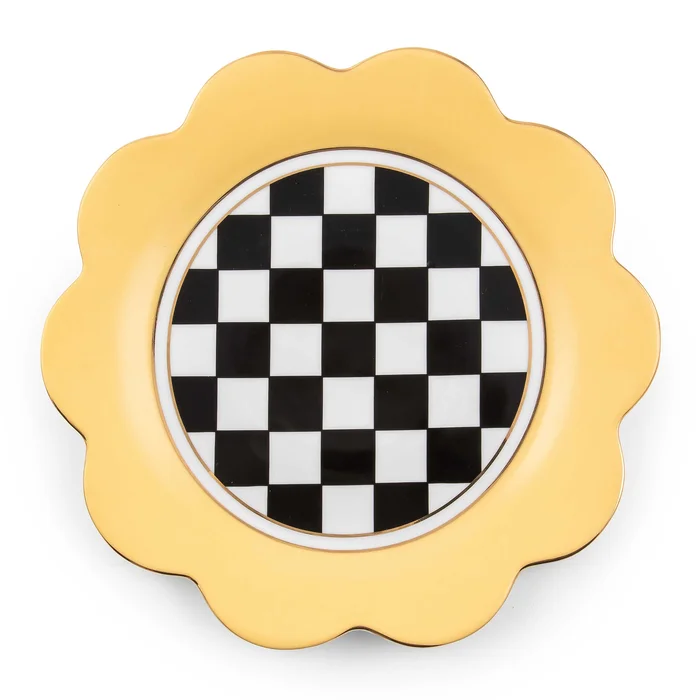 Butterfly Toile Buttercream Dinner Plate