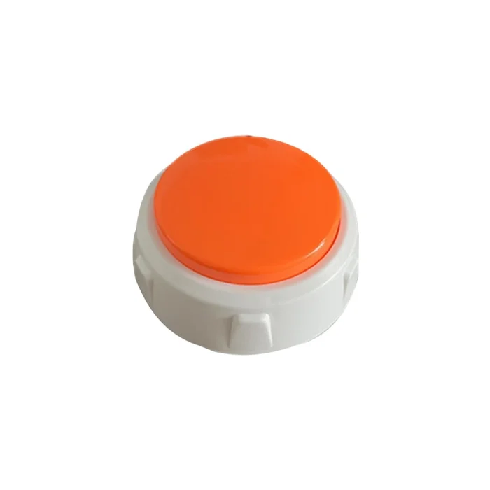 Button Speaker White Background Orange Recording Model Diameter 75x Height 34+Random Color Hexagonal Anti Slip Pad