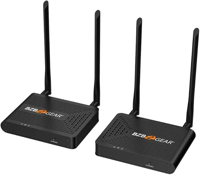 BZBGEAR 4K 60Hz UHD HDMI 2.0 Wireless Receiver/Trasmitter Extender Kit up to 164ft BG-AIR4KAST