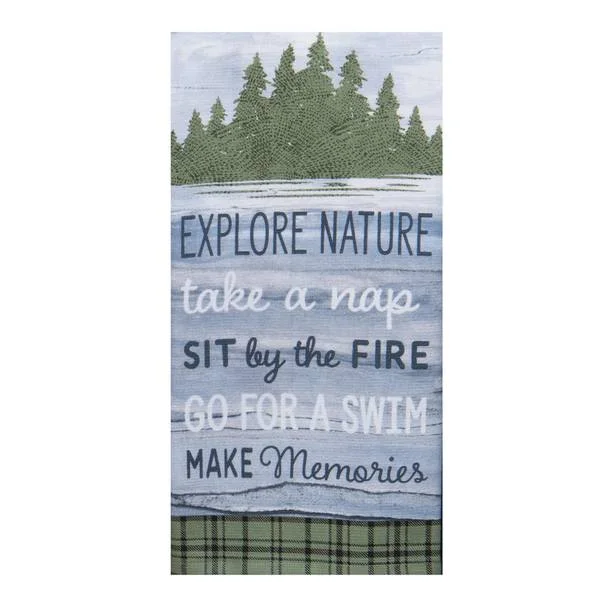 Cabin Rules Dual Purpose Towel