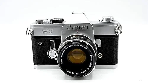 Canon FT QL 35mm SLR Film Camera With Lens. (Renewed)