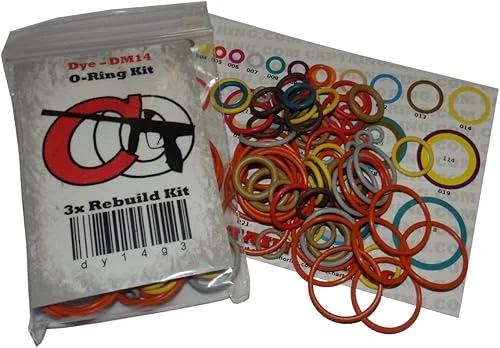 Captain O-Ring Dye DM14 / DM15 – Color Coded 3X Oring Rebuild Kit