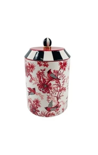 Cardinal Toile Canister