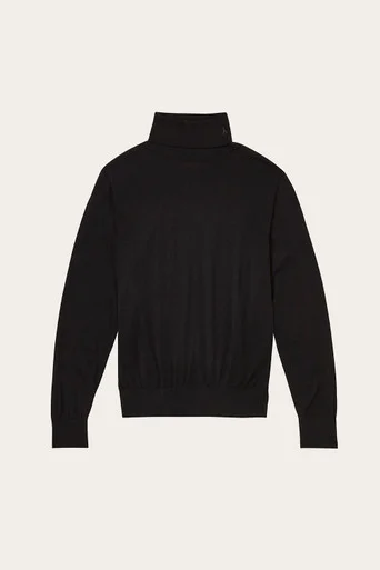 Cashmere Turtleneck – Black