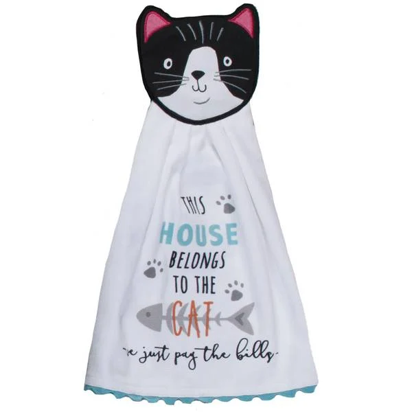 Cat House Hang Up Towel