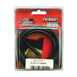 CCI 10-1-11 Primary Wire, 10 AWG Wire, Black Sheath, 7 ft L