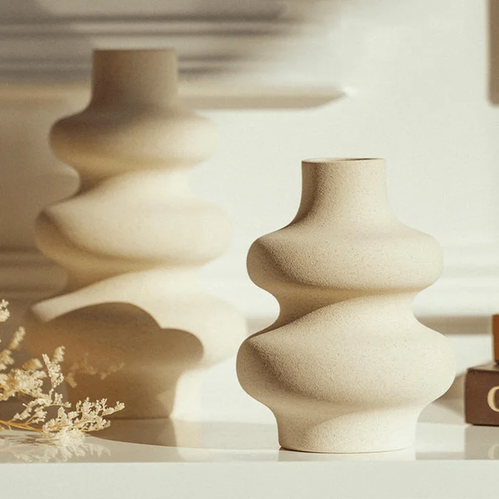 Ceramic Mini Vase For Desk 15.5cm