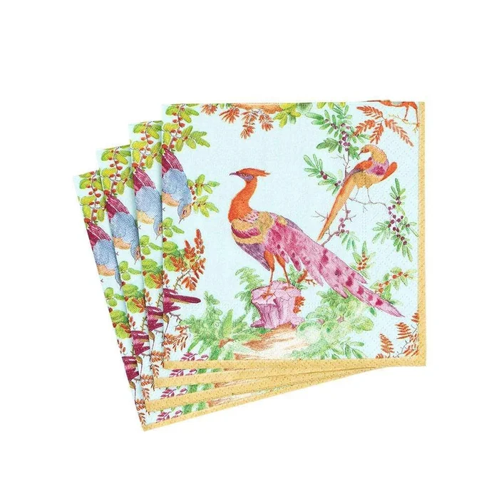 Chelsea Birds Paper Cocktail Napkins 20 Ct – Celadon