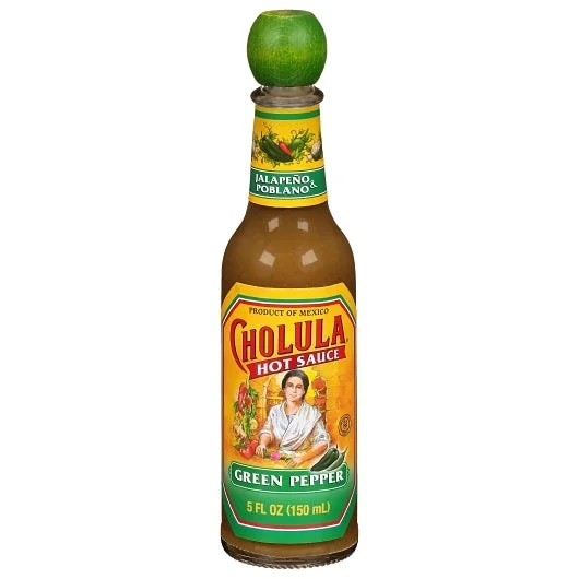 Cholula Green Pepper Hot Sauce Bottle-5 fl oz.-24/Case