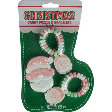 Christmas Gift Stocking Puzzle & Bracelets (24pc)