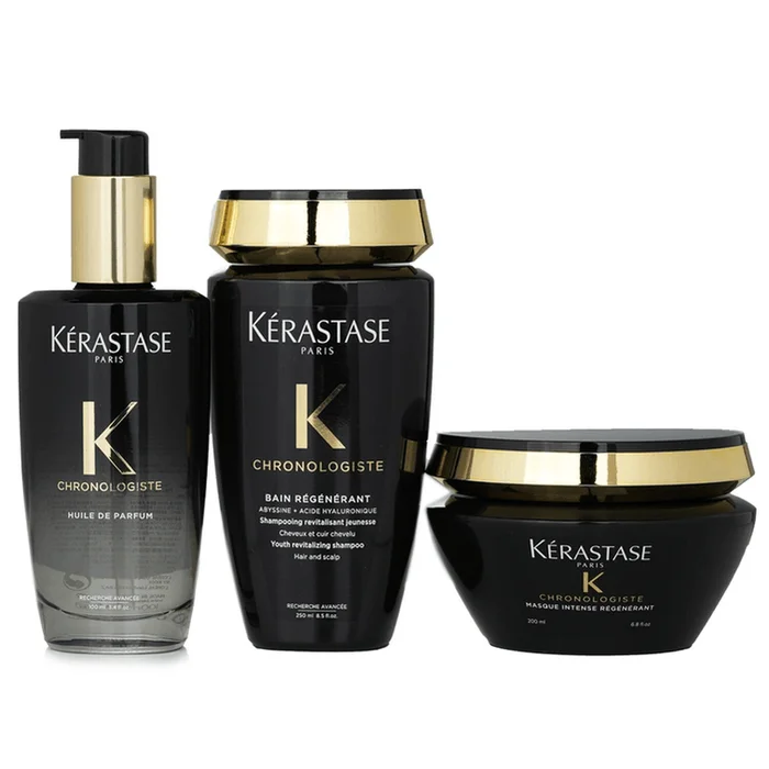 Chronologiste Hair Repair Set (Shampoo 250ml + Mask 200ml + Oil 100ml)