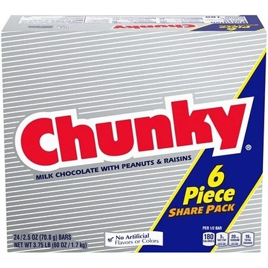 Chunky Share Pack-2.5 oz.-24/Box-6/Case