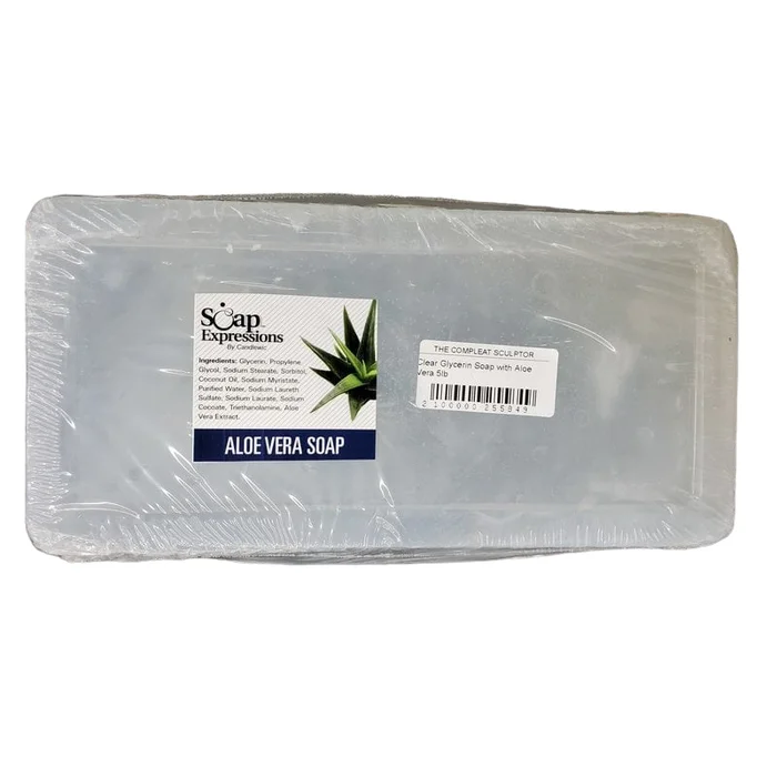 Clear Glycerin Soap with Aloe Vera