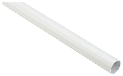 Closet Rod, Heavy-duty, White, 6 Ft.