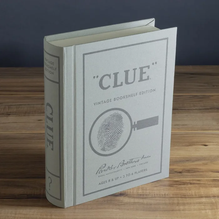 Clue Vintage Bookshelf Game