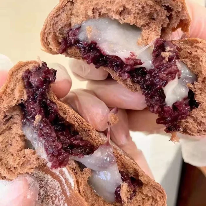 Coco Purple Rice Mochi Bread