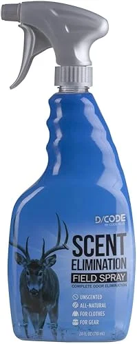Code Blue D/Code Unscented Field Spray, Scent Elimination, Choose Size