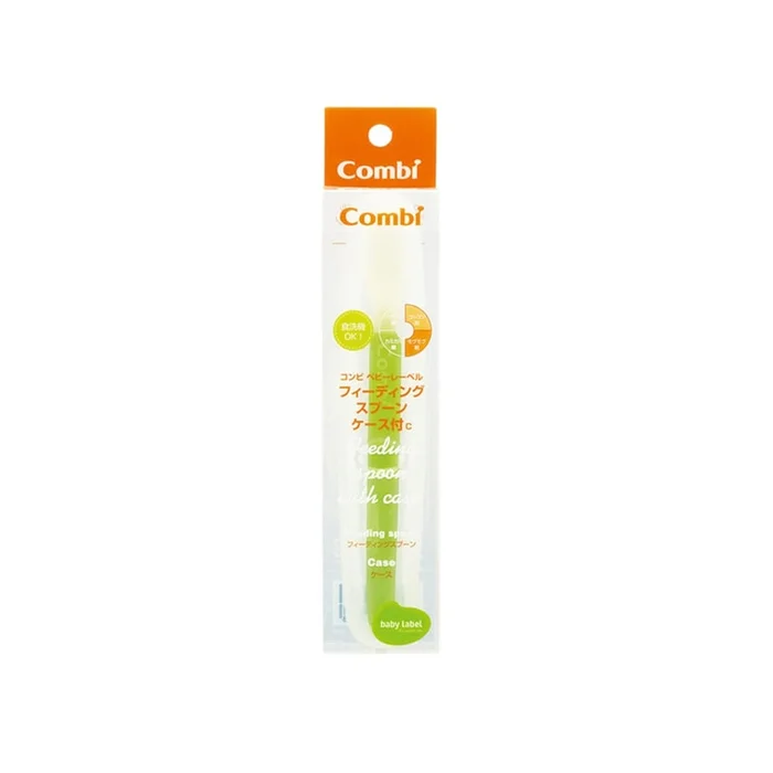 Combi Baby Label Feeding Spoon with Case