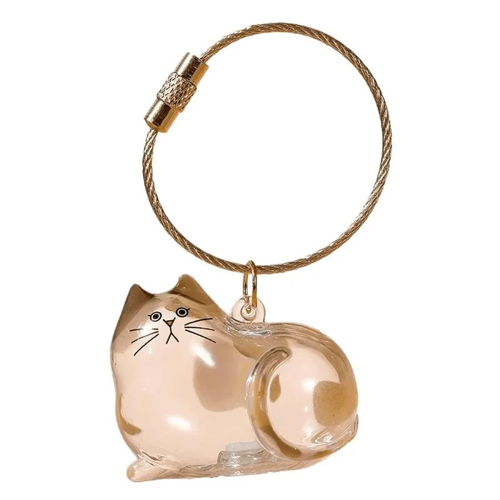 Commemorative Puppy Transparent Hair Storage Box Animal Hair Ball Capsule Pendant Flower Cat 4.5cm * 1 Set