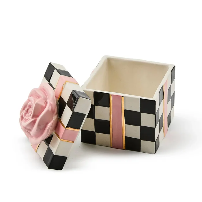 Courtly Rose Gift Lidded Box
