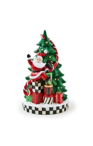 Cozy Christmas Morning Illuminated Tree