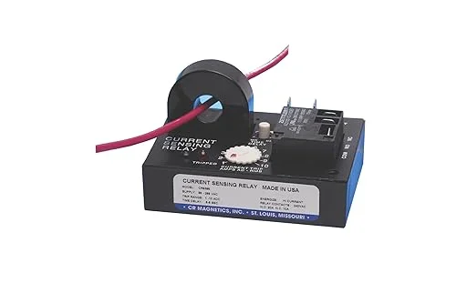 CR4395-EH-120-110-X-CD-ELR-I Current Sensing Relay with Internal Transformer, 120 VAC, Energized on High Trip, 1 – 10 AAC Trip Range
