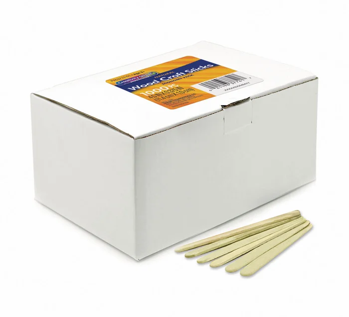 Craft Sticks-1000 4.5″ Economy Grade Natural