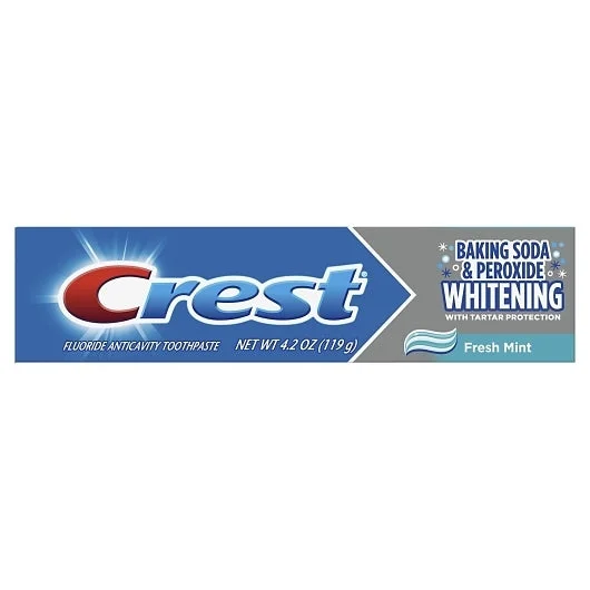 Crest Toothpaste Cavity & Tartar Protection Baking Soda & Peroxide-4.2 oz.-12/Box-2/Case