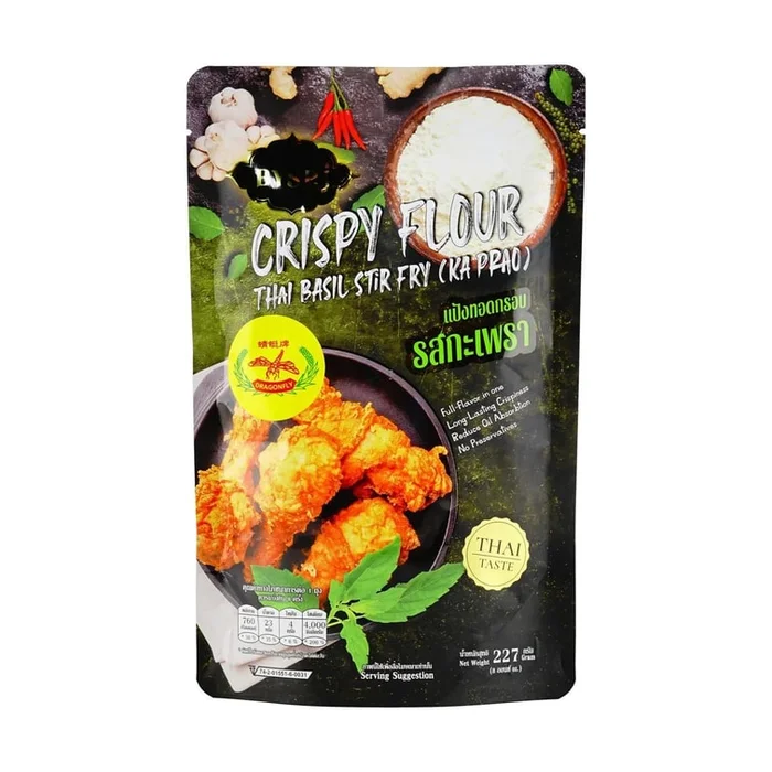 Crispy Flour, Thai Basil Flavor, 8 oz