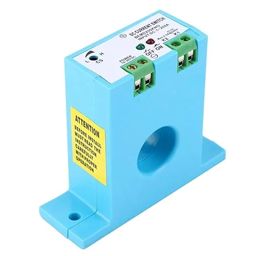 Current Sensing Switch, Adjustable AC Current Sensing Switch 1-200A DC 10-30V Control Switch for Electric Power Monitoring, Current Switches (Normally Open)
