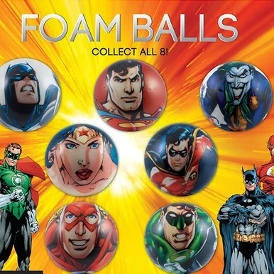 DC Comics Foam Balls (self-vend)