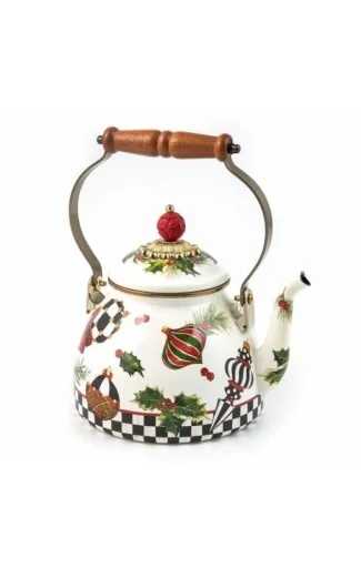 Deck the Halls 2 Quart Tea Kettle