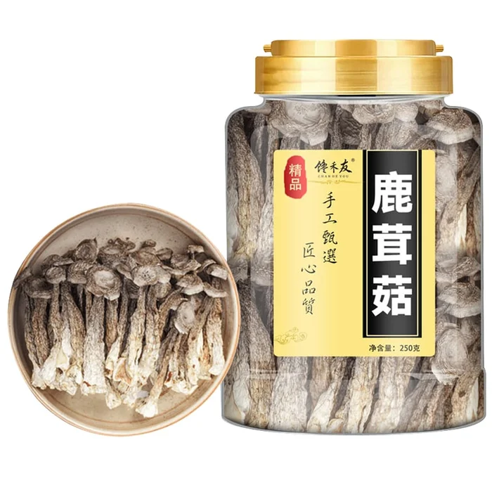 Deer Antler Mushroom Dried Deer Antler Mushroom Natural Soup Ingredients Fresh and Tender Mushroom Seeds 250g * 1 Can