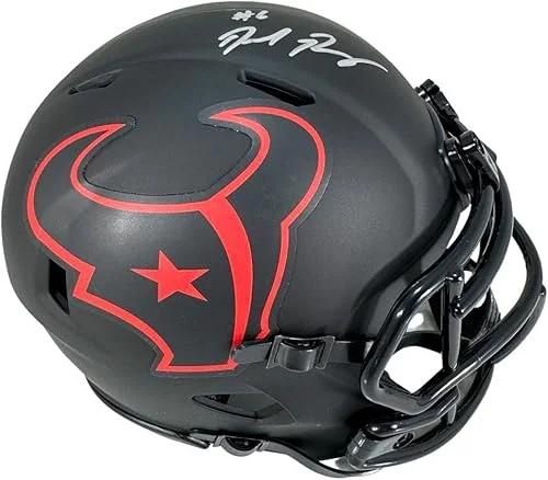 Denzel Perryman Autographed Houston Texans Eclipse Football Mini Helmet – Hand Signed & JSA Authenticated