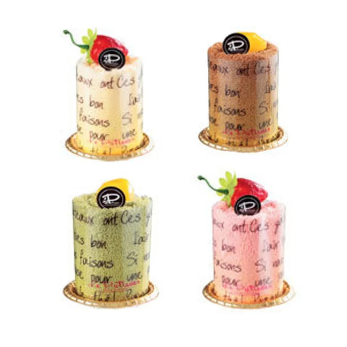 Dessert-Themed Mousse Towel and Fruit Magnet (Set of 2)