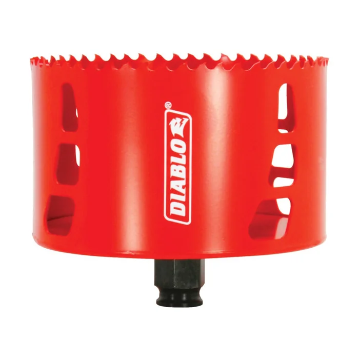Diablo DHS4375 Hole Saw, 4-3/8 in Dia, 2-3/8 in D Cutting