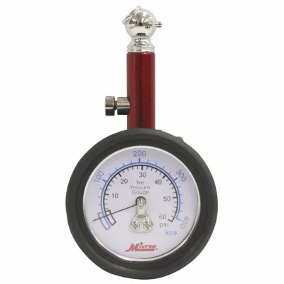 Dial Tire Gauge, 0-60 Psi