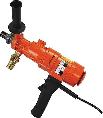 Diamond Weka DK13 Hand Held Drill Motor – 14 Amp (110V) 580/1400/2900 RPM 3-Speed (Slip Clutch) Wet Or Dry