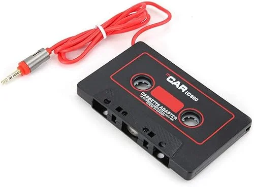 Dioche Car Cassette Player, Car Stereo Cassette Tape Adapter CD MD MP3 MP4 Player to 3.5mm Aux Audio for Mobile Phone, Tablet, MP3 Player, car Stereo, Headphones