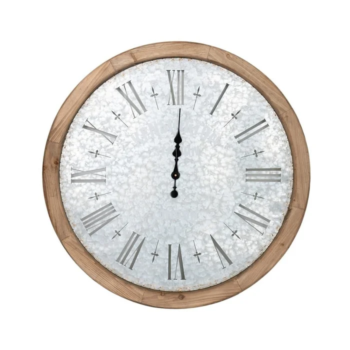 【Direct Mail to the United States】Brown gray wall clock 1