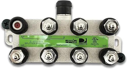Directv 8-Way Wide Band Splitter for SWM LNB