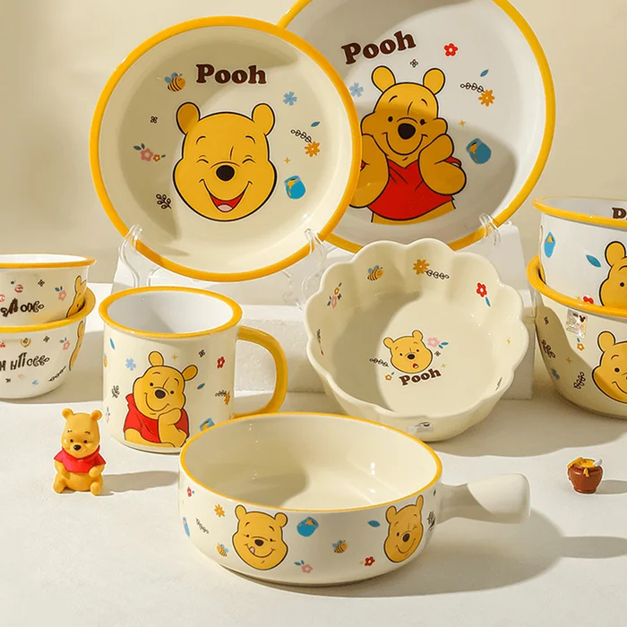 Disney Winnie the Pooh Series Handle Bowl 6″