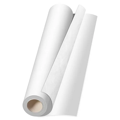 Double Sided Iron On Adhesive Film 11.8 inch x 10 Yards Press-on Patch Heat Melt Fabric Glue Sheet Double-Sided Permanent Fusible Adhesive Sheets