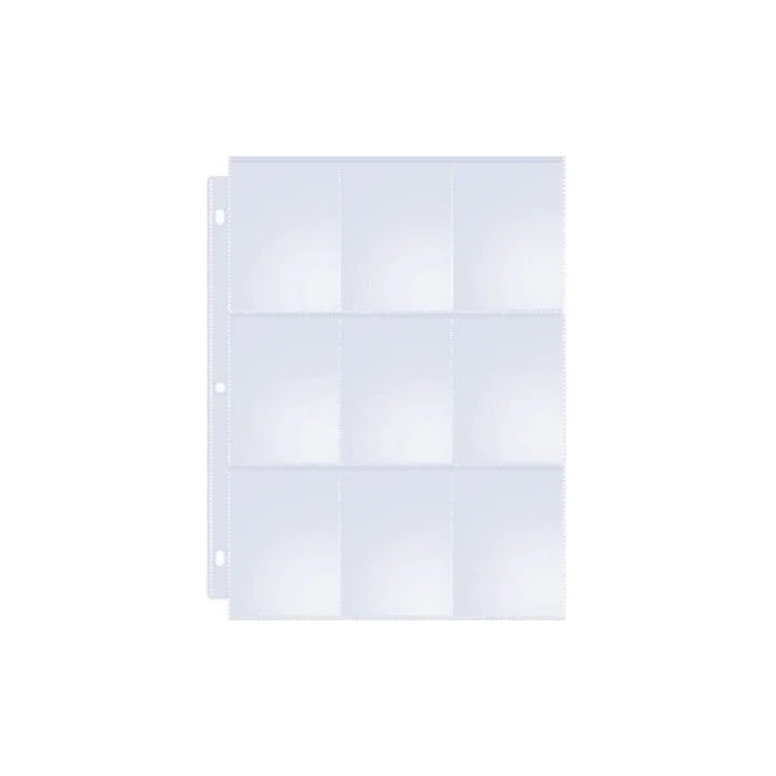 Double-Sided Trading Card Clear Plastic Protectors (20 Pack)